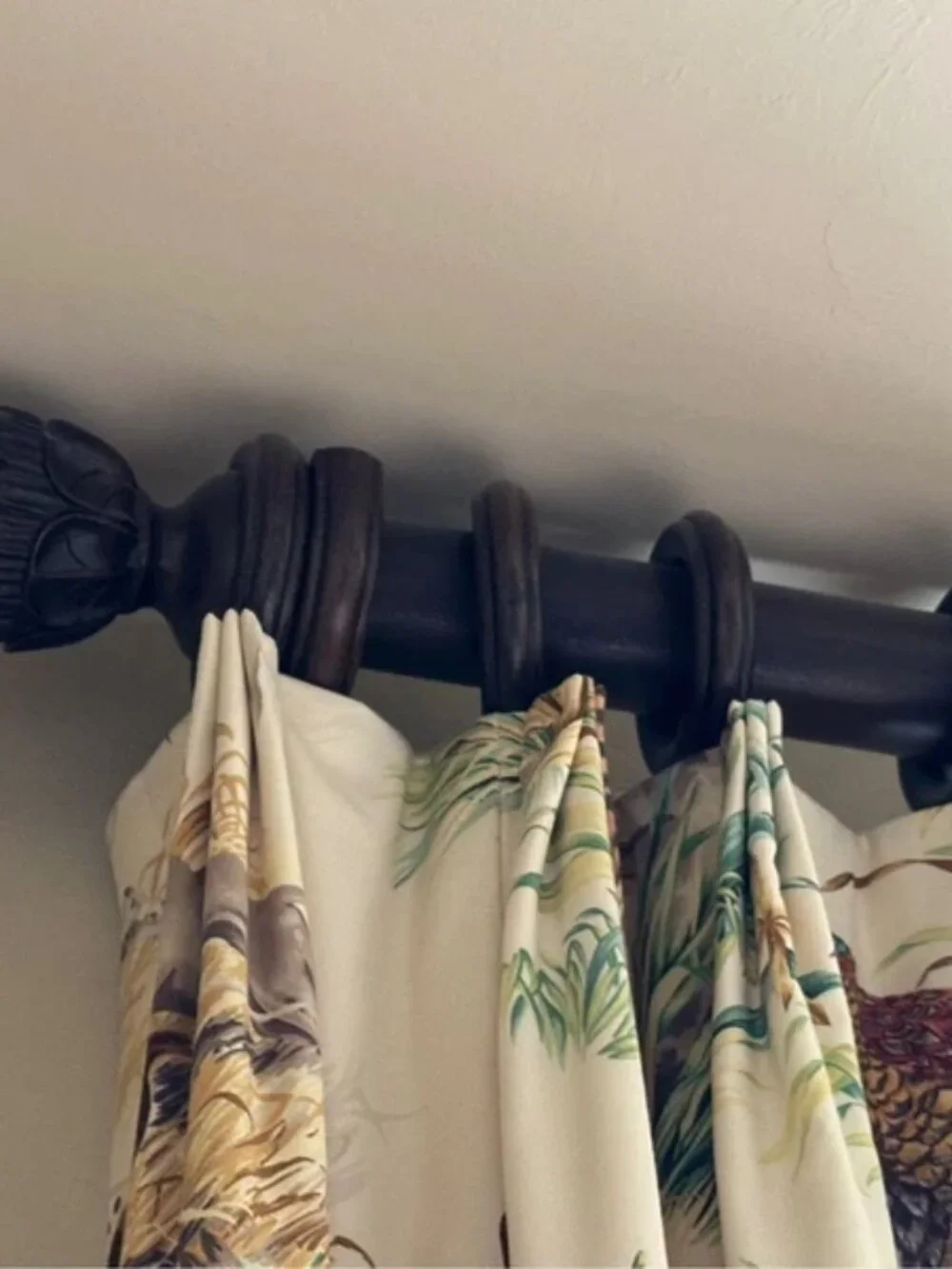 Gorgeous country core high end curtain panels ducks geese dogs